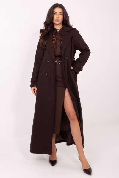 Koszula Damska Model IT-KS-21999.50 Brown - Italy Moda — zdjęcie 3