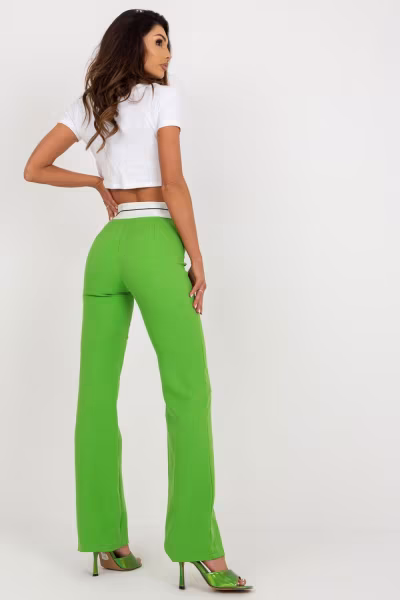 Spodnie Damskie Model DHJ-SP-6971.32 Light Green - Italy Moda — zdjęcie 3