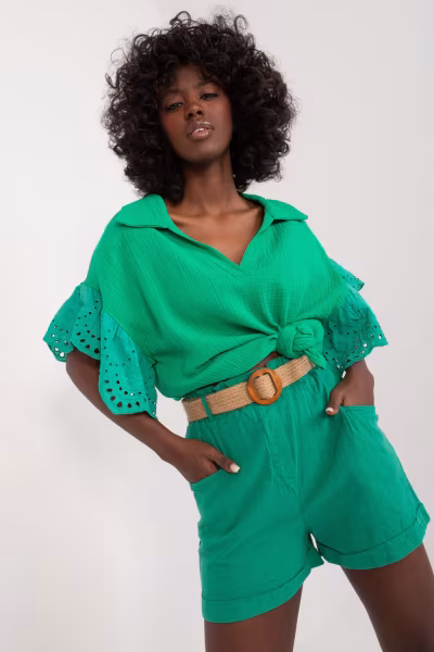 Szorty Damskie Model DHJ-SN-2598.29X Green - Italy Moda — zdjęcie 1