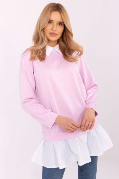 Bluzka Model MI-BZ-A5997.49 Light Violet - Italy Moda — zdjęcie 1