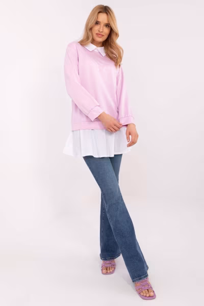 Bluzka Model MI-BZ-A5997.49 Light Violet - Italy Moda — zdjęcie 2