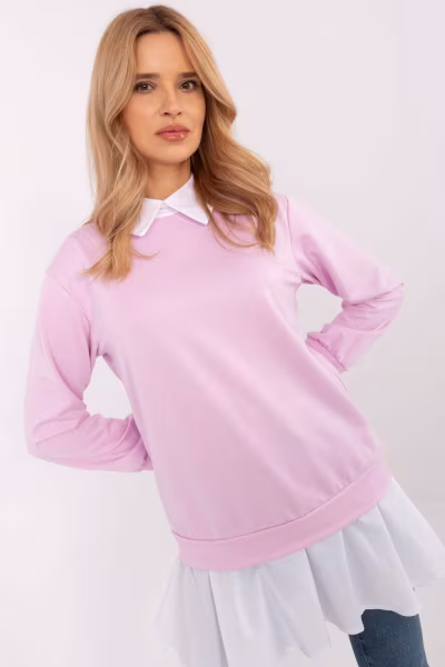 Bluzka Model MI-BZ-A5997.49 Light Violet - Italy Moda — zdjęcie 3