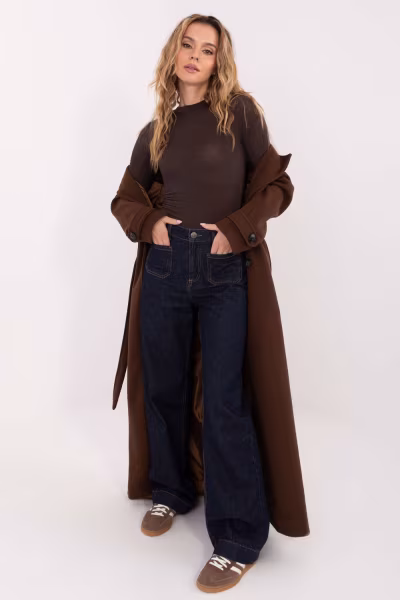 Bluzka Model IT-BZ-21818.98 Brown - Italy Moda — zdjęcie 2