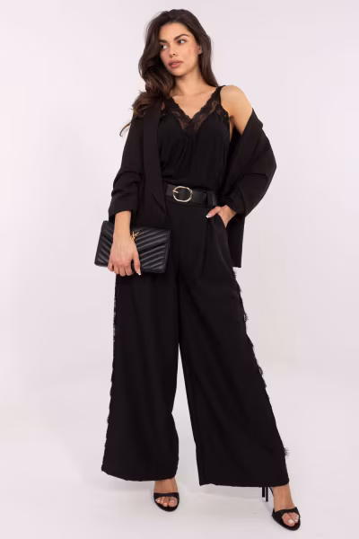 Spodnie Damskie Model MI-SP-62440.56 Black - Italy Moda — zdjęcie 1