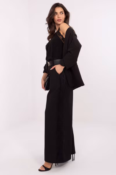 Spodnie Damskie Model MI-SP-62440.56 Black - Italy Moda — zdjęcie 2