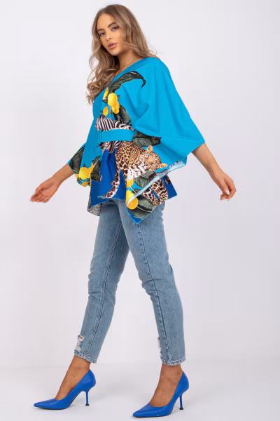 Bluzka Model DHJ-BZ-15735B.13 Blue - Italy Moda — zdjęcie 3