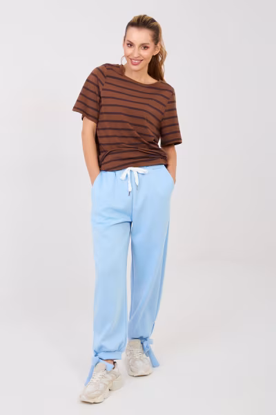 Spodnie Dresowe Model IT-SP-9987.16 Light Blue - Italy Moda — zdjęcie 1