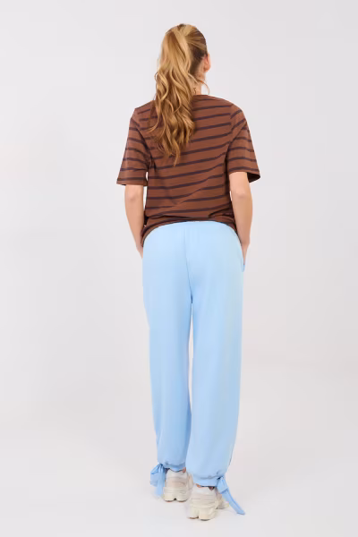 Spodnie Dresowe Model IT-SP-9987.16 Light Blue - Italy Moda — zdjęcie 3