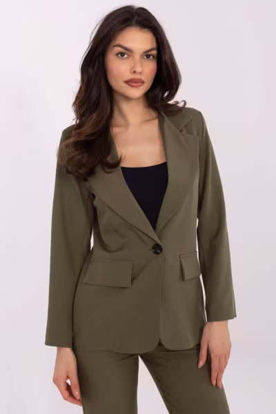 Marynarka Model DHJ-MA-18736.12 Khaki - Italy Moda — zdjęcie 1