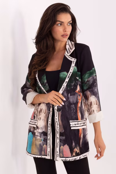 Marynarka Model IT-MA-18525.80 Black - Italy Moda — zdjęcie 1