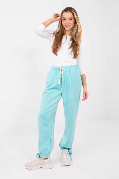 Spodnie Dresowe Model MI-SP-P6845.68 Mint - Italy Moda — zdjęcie 1