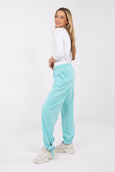 Spodnie Dresowe Model MI-SP-P6845.68 Mint - Italy Moda — zdjęcie 2