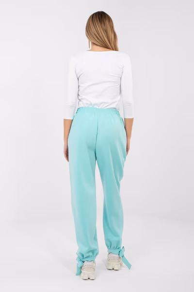 Spodnie Dresowe Model MI-SP-P6845.68 Mint - Italy Moda — zdjęcie 3