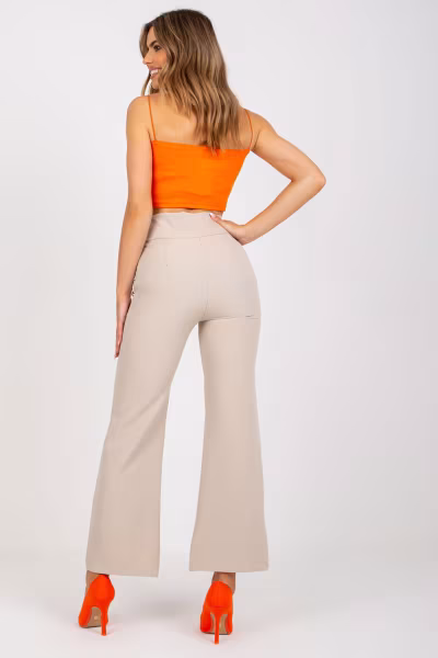 Spodnie Damskie Model DHJ-SP-16008.01X Beige - Italy Moda — zdjęcie 3