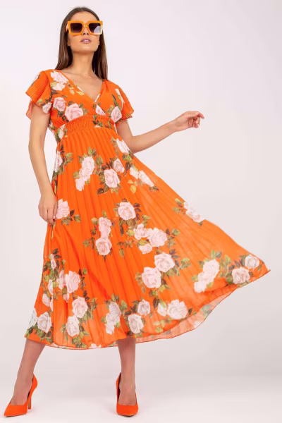 Sukienka Model DHJ-SK-15722.67P Orange - Italy Moda — zdjęcie 1