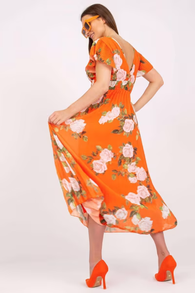 Sukienka Model DHJ-SK-15722.67P Orange - Italy Moda — zdjęcie 3