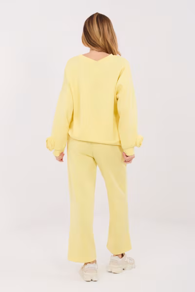Spodnie Komplet Model IT-KMPL-10015.58 Light Yellow - Italy Moda — zdjęcie 3