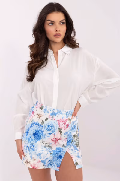 Spodnie Spódnicospodenki Model DHJ-SD-A8933.12 White/Blue - Italy Moda — zdjęcie 1