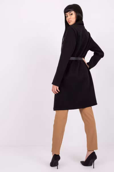 Płaszcz Damski Model DHJ-PL-2861.91 Black - Italy Moda — zdjęcie 3
