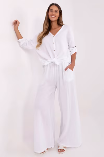 Spodnie Damskie Model MI-SP-2563.84 White - Italy Moda — zdjęcie 1