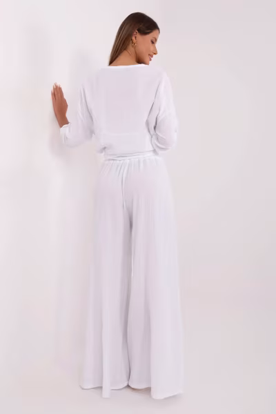 Spodnie Damskie Model MI-SP-2563.84 White - Italy Moda — zdjęcie 3