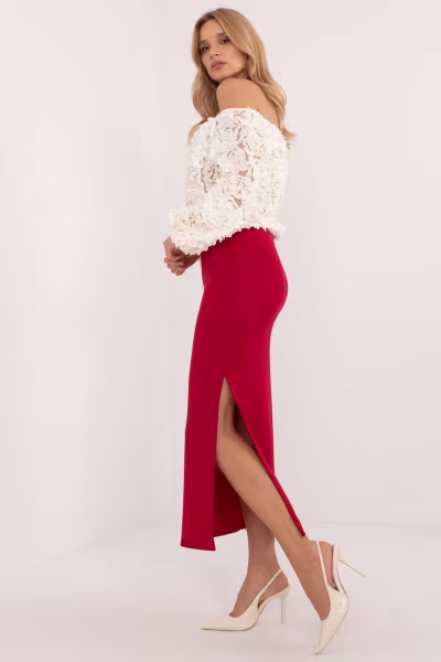 Spódnica Model MI-SD-20730.69 Red - Italy Moda — zdjęcie 2
