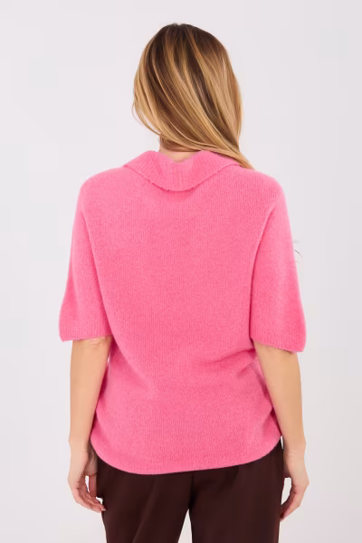 Sweter Damski Model MI-SW-0120.16 Dark Pink - Italy Moda — zdjęcie 3