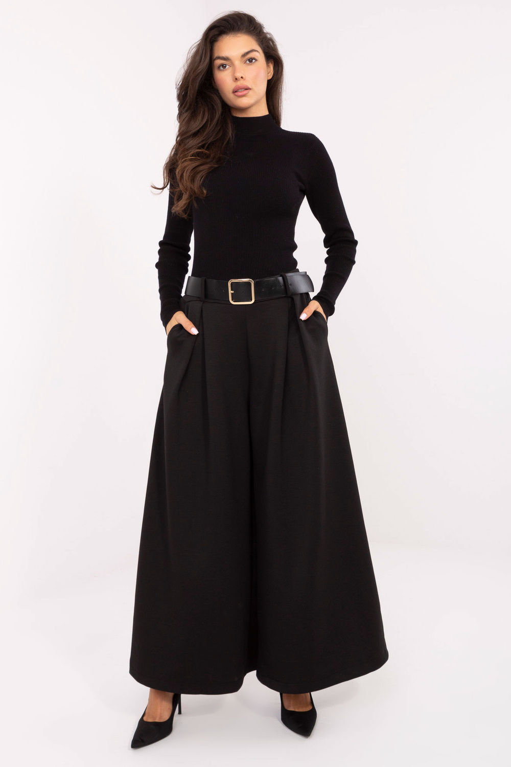 Spodnie Damskie Model IT-SP-17872.76 Black - Italy Moda