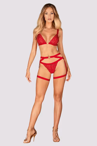 Uprząż Model Elianes Red - Obsessive — zdjęcie 3