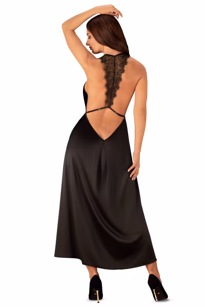 Sukienka Model Agatya Black - Obsessive — zdjęcie 2