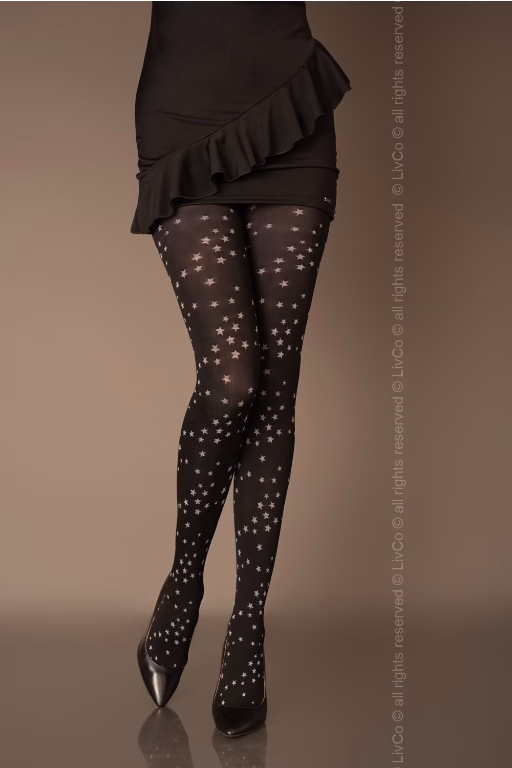 Rajstopy Model Erriona Black - Livia Corsetti Fashion