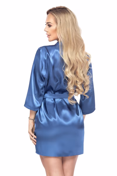 Szlafrok Damski Model Aria Azure - Irall — zdjęcie 2