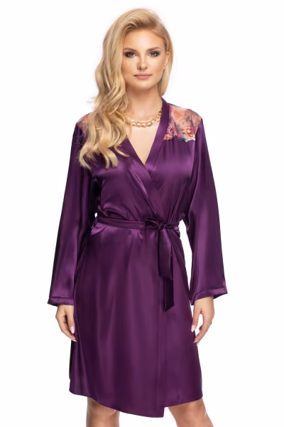 Szlafrok Damski Model Shelby Purple - Irall — zdjęcie 1