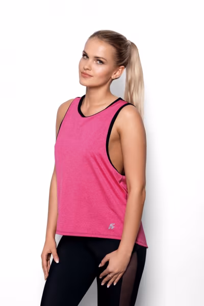 Koszulka Fit Model Abel Pink/Black - Eldar — zdjęcie 1