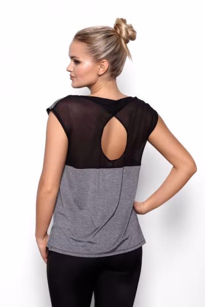 Koszulka Fit Model Aida Grey - Eldar — zdjęcie 2
