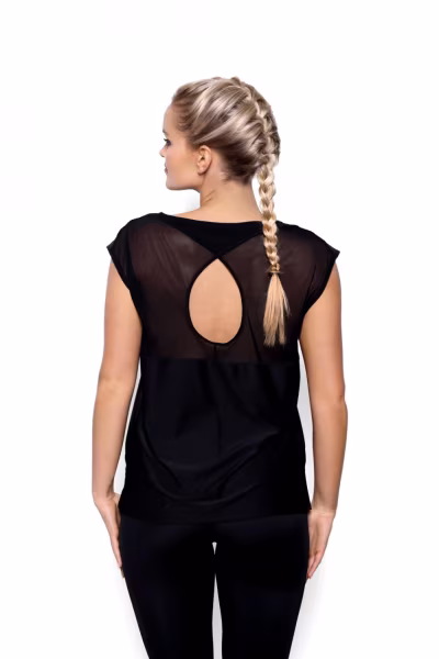 Koszulka Fit Model Aida Black - Eldar — zdjęcie 2