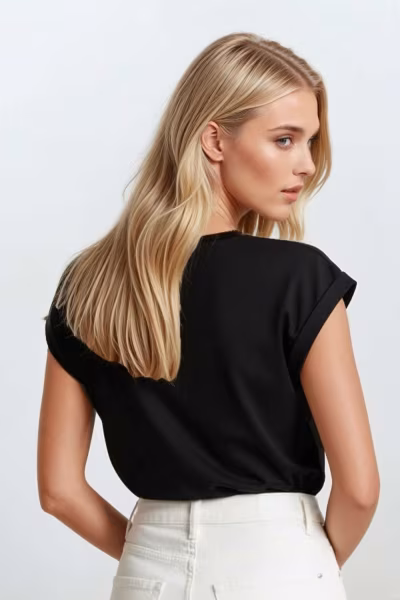 Bluzka Model Norilla Black - Eldar — zdjęcie 2