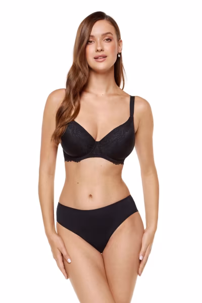 Biustonosz push up Biustonosz Usztywniany Model Kiara B5 Black - Gorteks — zdjęcie 2