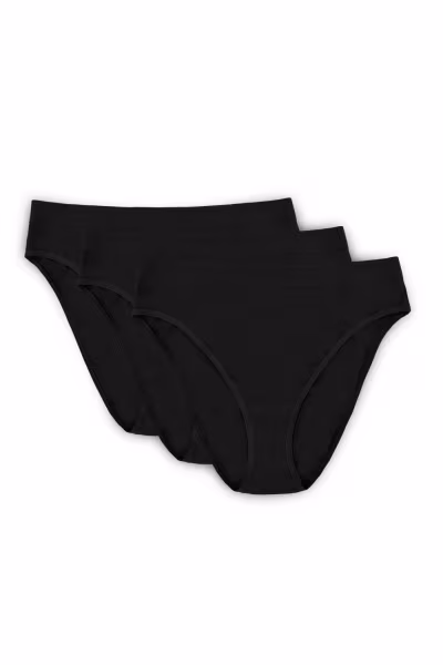 Komplet Figi Model Klara 3pack F Black - Gorteks — zdjęcie 1