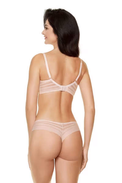 Biustonosz push up Biustonosz Push-up Model Luna B1 Beige - Gorteks — zdjęcie 2
