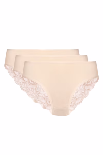 Komplet Figi Model Eliza 3pack F Beige - Gorteks — zdjęcie 1