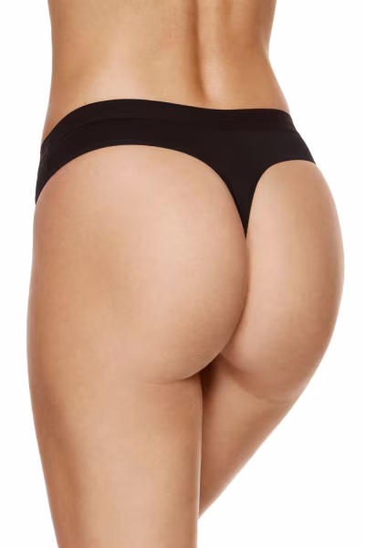 Komplet Stringi Model Alana 3pack S Black - Gorteks — zdjęcie 3