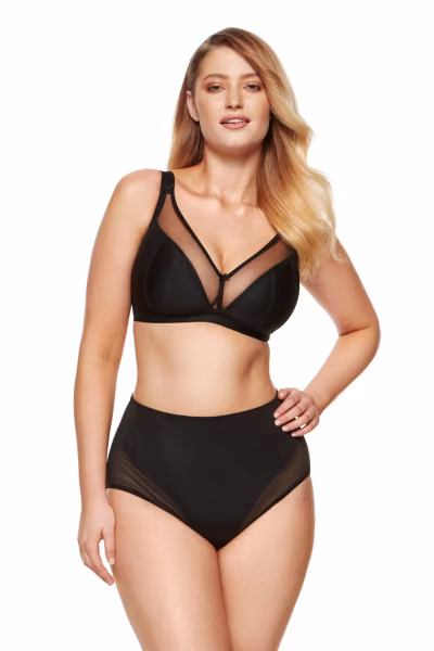 Biustonosz Soft Model Zara B2-V1 Black - Gorteks — zdjęcie 1