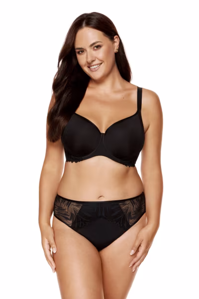Biustonosz push up Biustonosz Usztywniany Model Eclipse B5 Black - Gorteks — zdjęcie 2