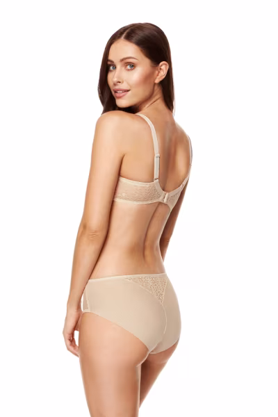 Biustonosz Soft Model Gabi B2-V1 Beige - Gorteks — zdjęcie 3
