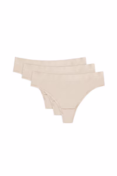 Komplet Stringi Model Alana 3pack S Beige - Gorteks — zdjęcie 1