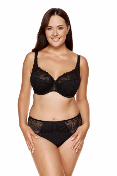 Biustonosz Soft Biustonosz Semi-Soft Model Eclipse B3 Black - Gorteks — zdjęcie 2