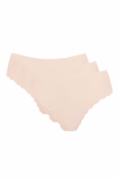 Komplet Figi Model Lucky 3pack F Beige - Gorteks — zdjęcie 1