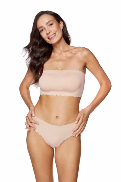 Komplet Figi Model Lucky 3pack F Beige - Gorteks — zdjęcie 2