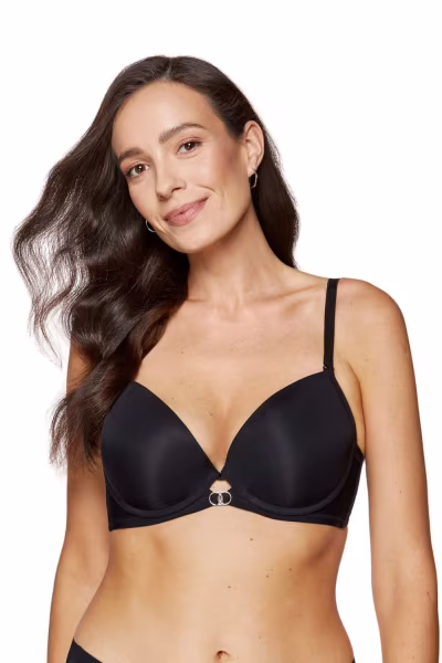 Biustonosz push up Biustonosz Push-up Model Melody B5 Black - Gorteks — zdjęcie 1